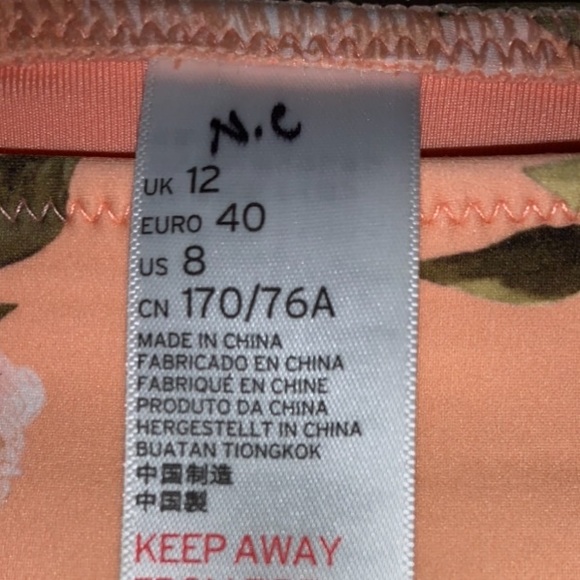 Peach floral bikini bottoms - Picture 4 of 5